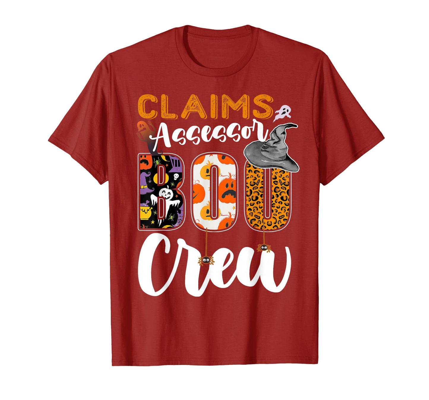 Claims Assessor Boo Crew Halloween Match Examiner T-Shirt