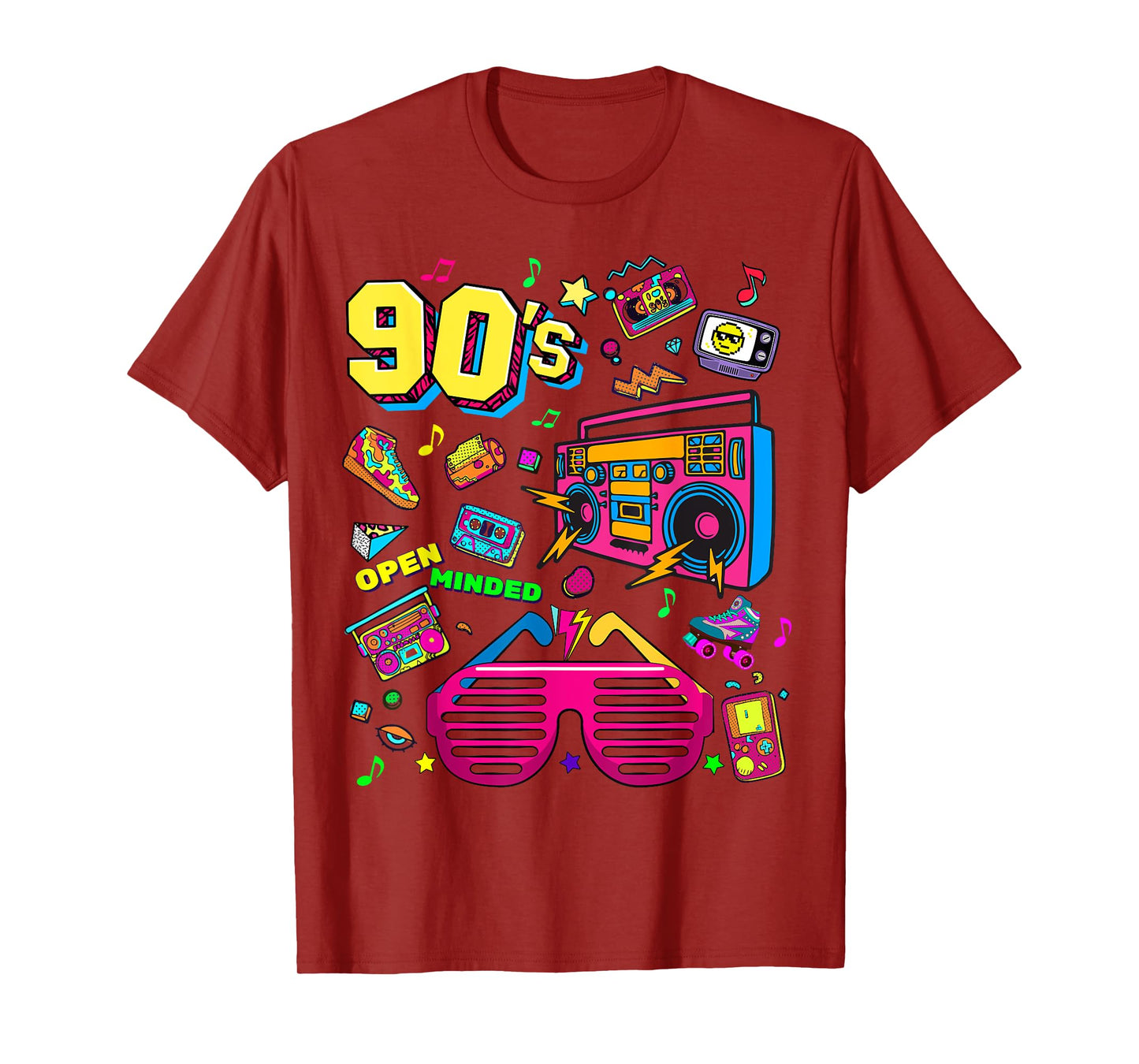 Men's Women's Kids Vintage Retro Back To 90's Graphic Design T-Shirt