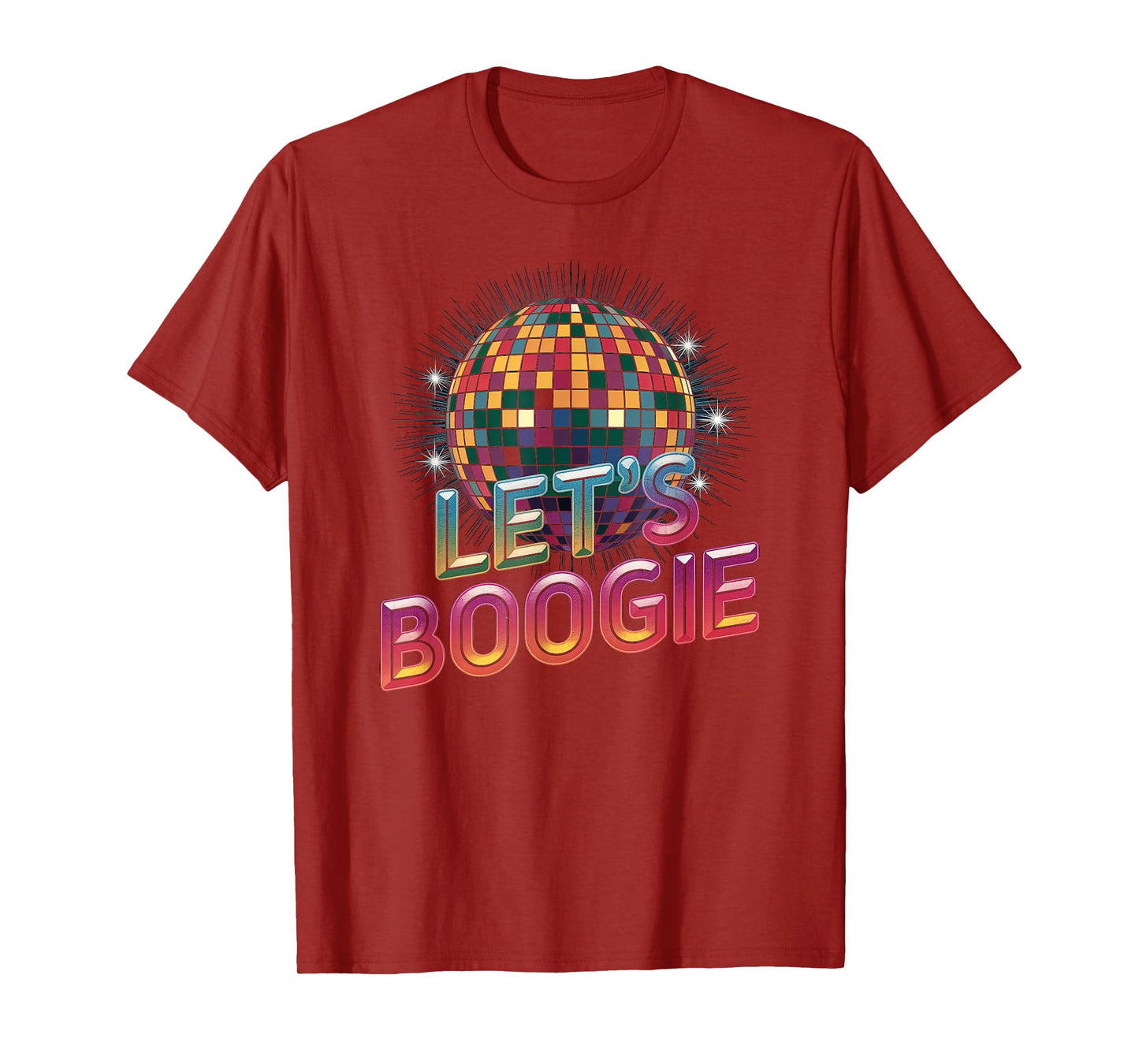 Disco Ball Vintage Retro let's boogie fever discoball party T-Shirt