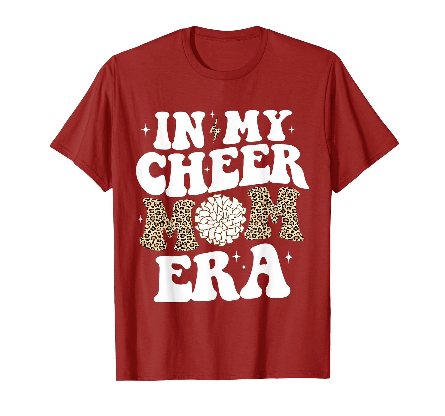 In My Cheer Mom Era Game Day Cheerleading Mom Cheer Mom T-Shirt