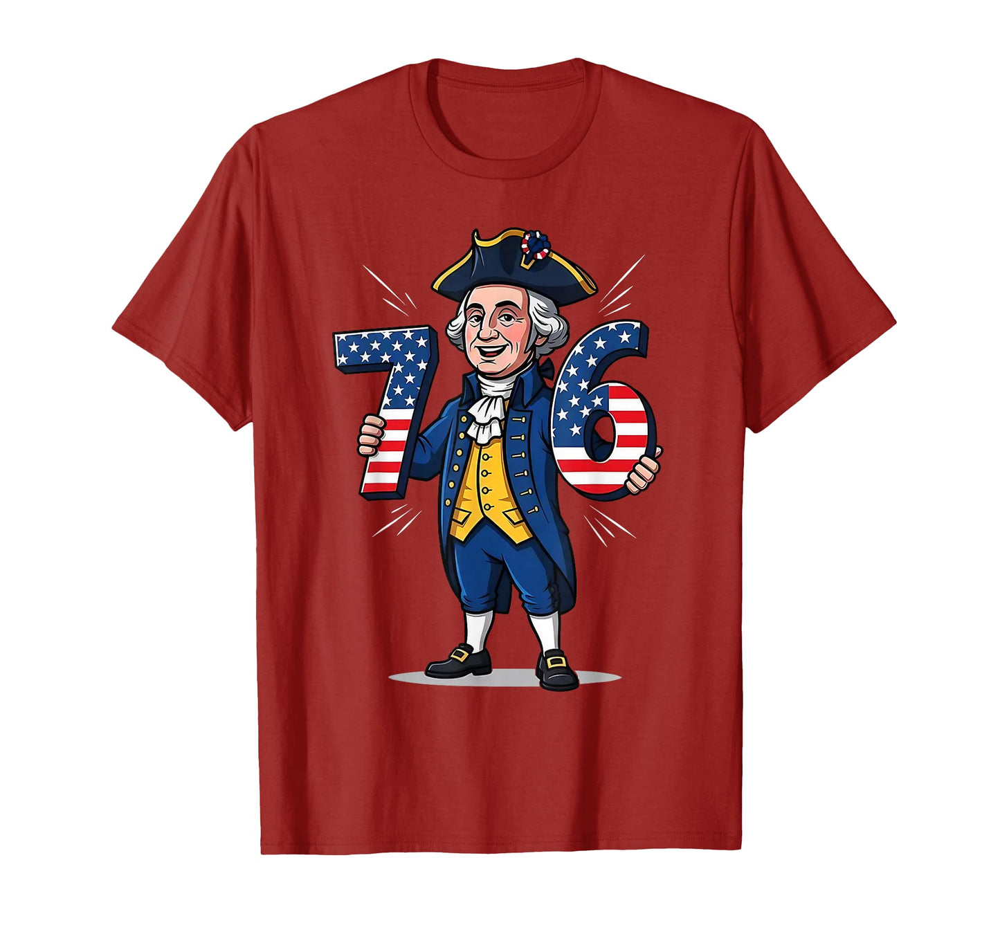6-7 7-6 George Washington Shirt Six Seven American Design T-Shirt