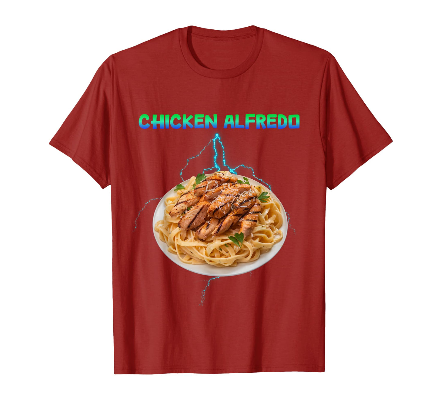 Chicken Alfredo Meme Bootleg Rap Style 90s Vintage Funny T-Shirt