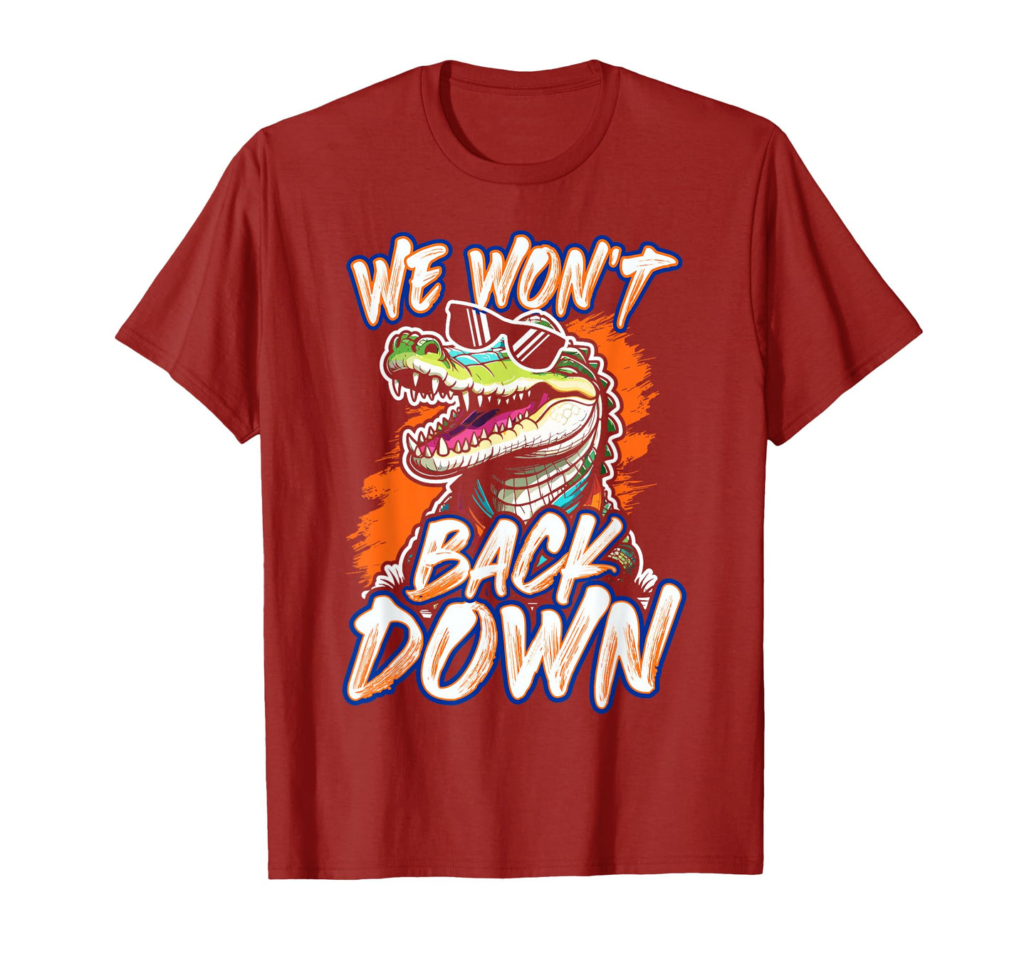 We Won't Back Down Vintage Swamp Gator T-Shirt