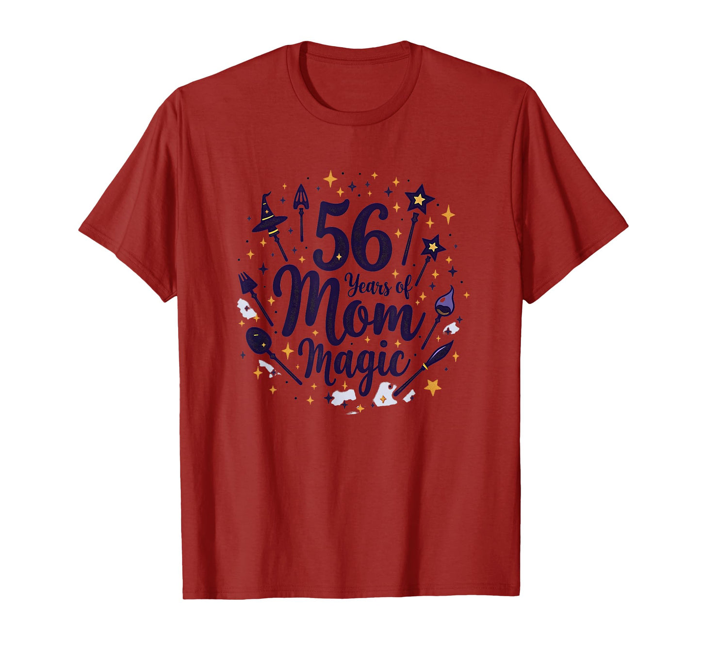 56 Years Mom Magic Birthday Gift Celebration T-Shirt