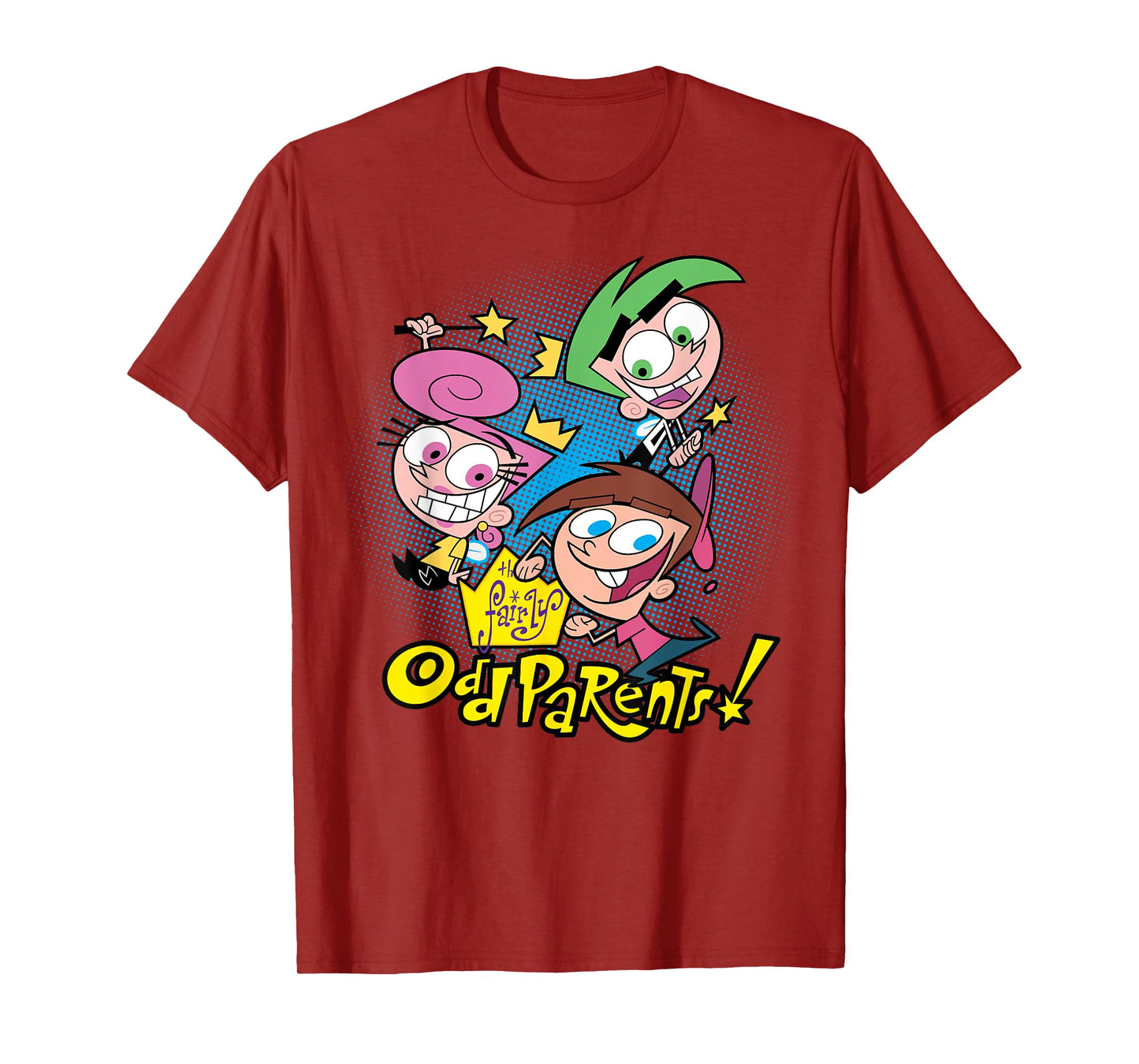 Nickelodeon The Fairly OddParents Timmy Cosmo and Wanda Tee T-Shirt