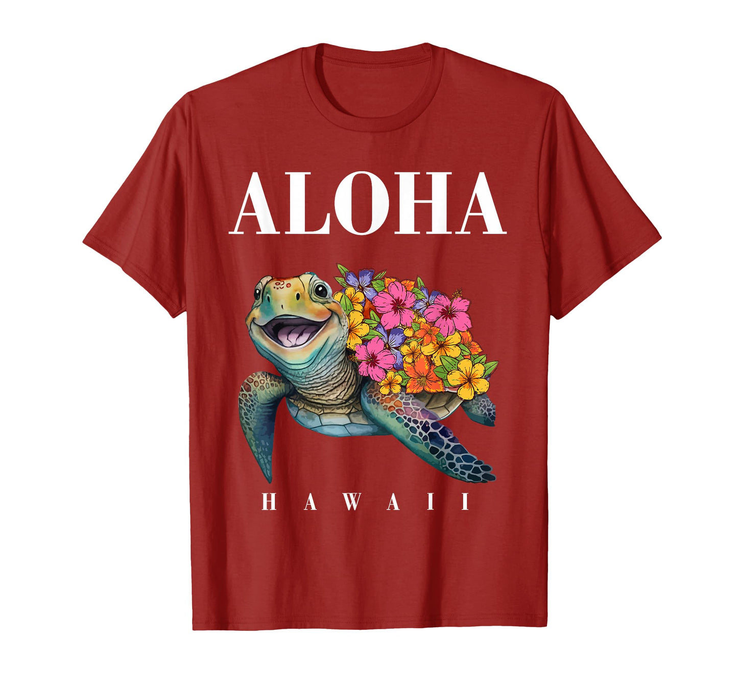 Hawaiian-Shirt Aloha Hawaii Sea Turtle Girl Women Youth Kids T-Shirt