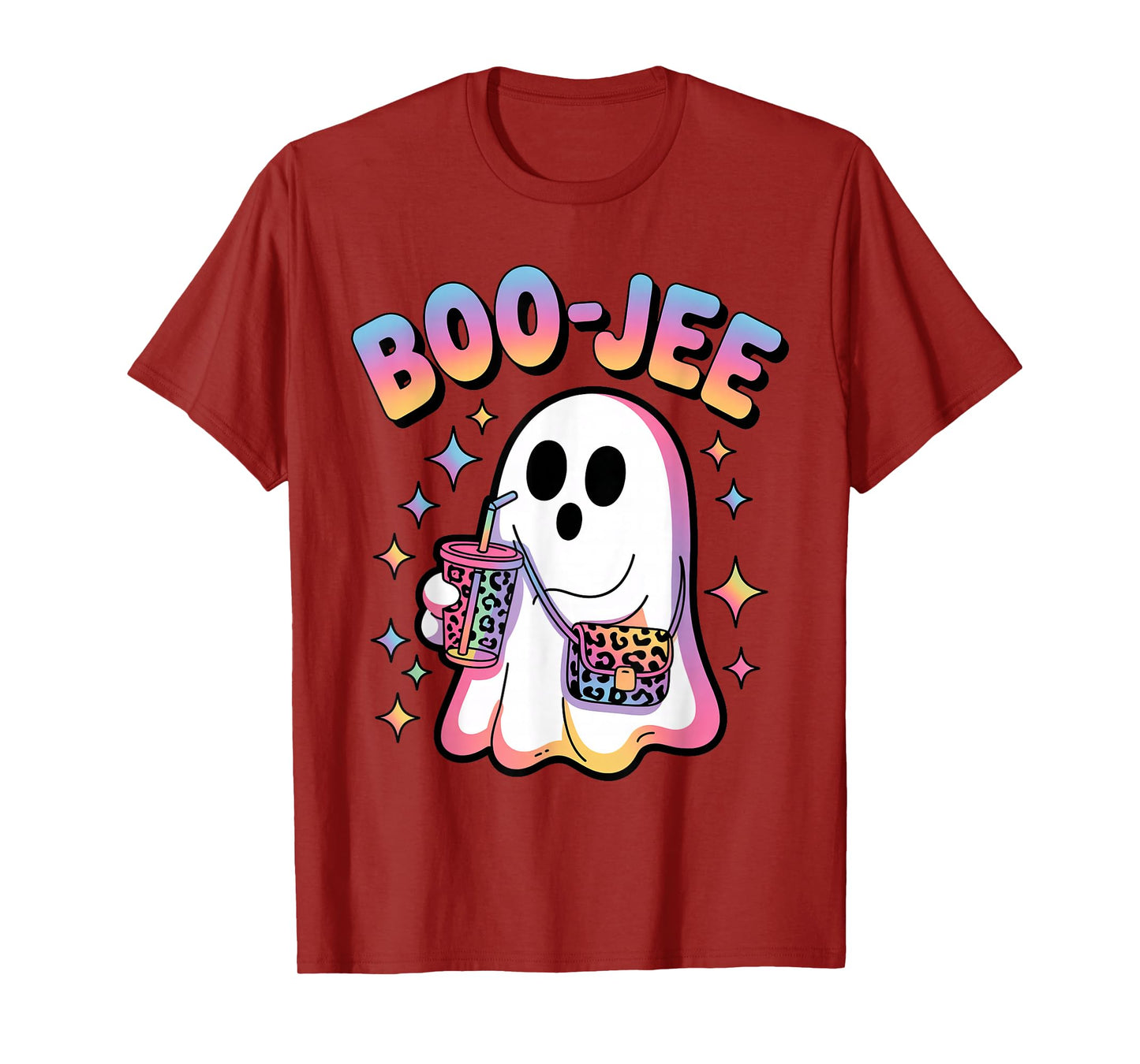 Ghost Boujee Boo-JEE Halloween Costume Funny Spooky Season T-Shirt