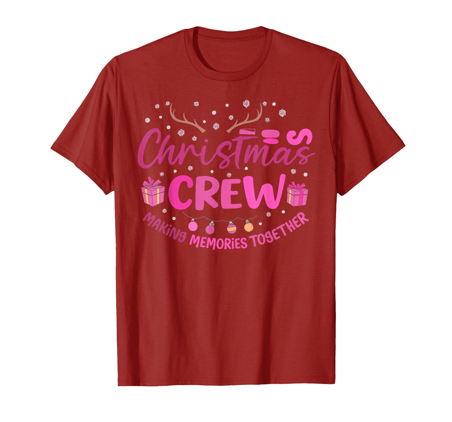 Making Memorie Together Christmas Crew 2025 Family Matching T-Shirt