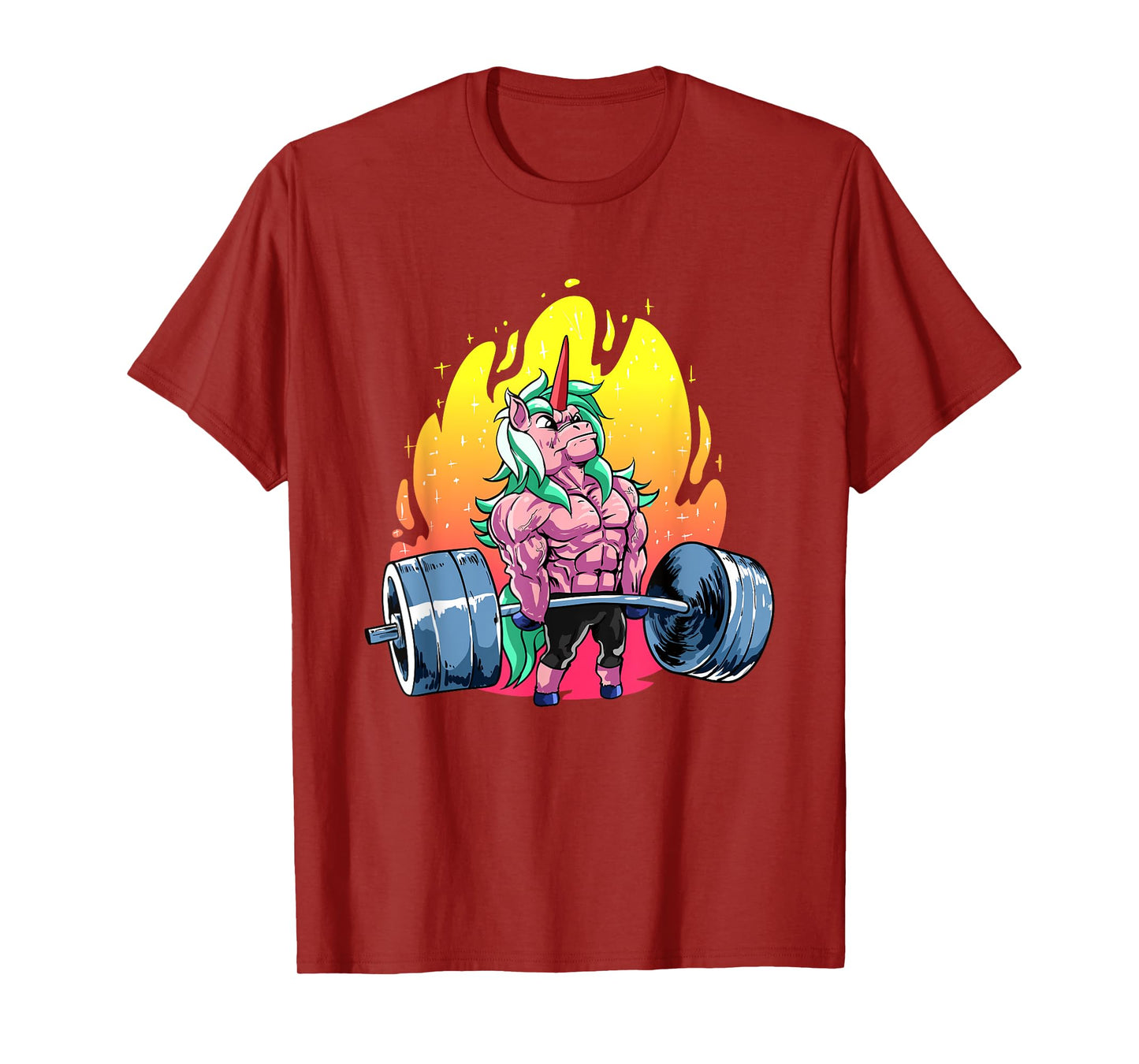 Funny Weightlifting Gift For A Unicorn loving Weightlifter T-Shirt