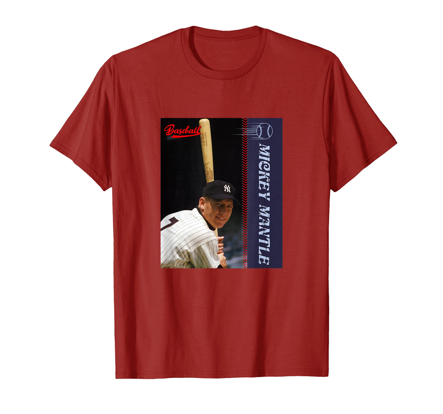 Mickey Mantle_Baseball_002 T-Shirt