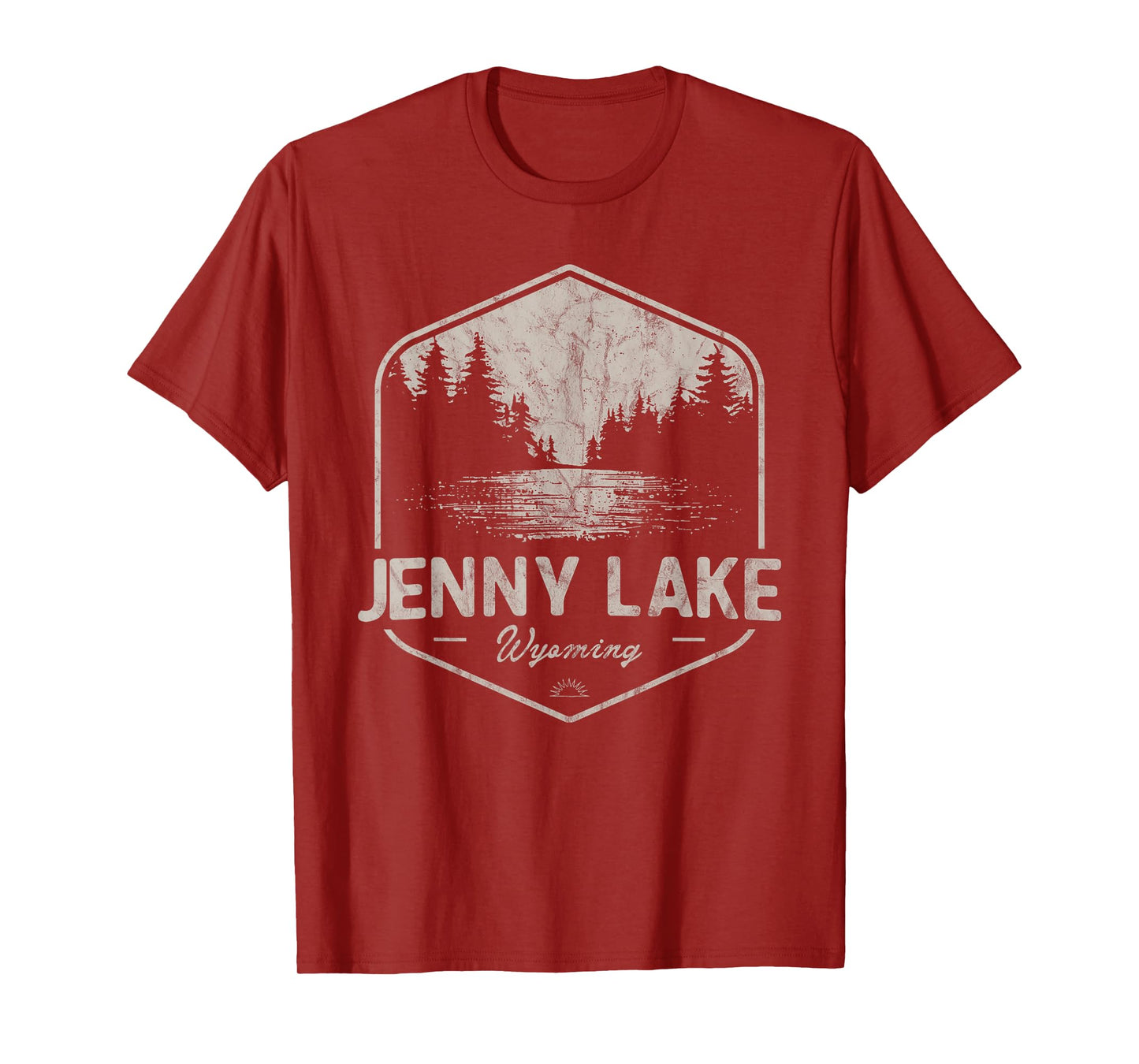 Jenny Lake Wyoming Outdoors Vintage T-Shirt