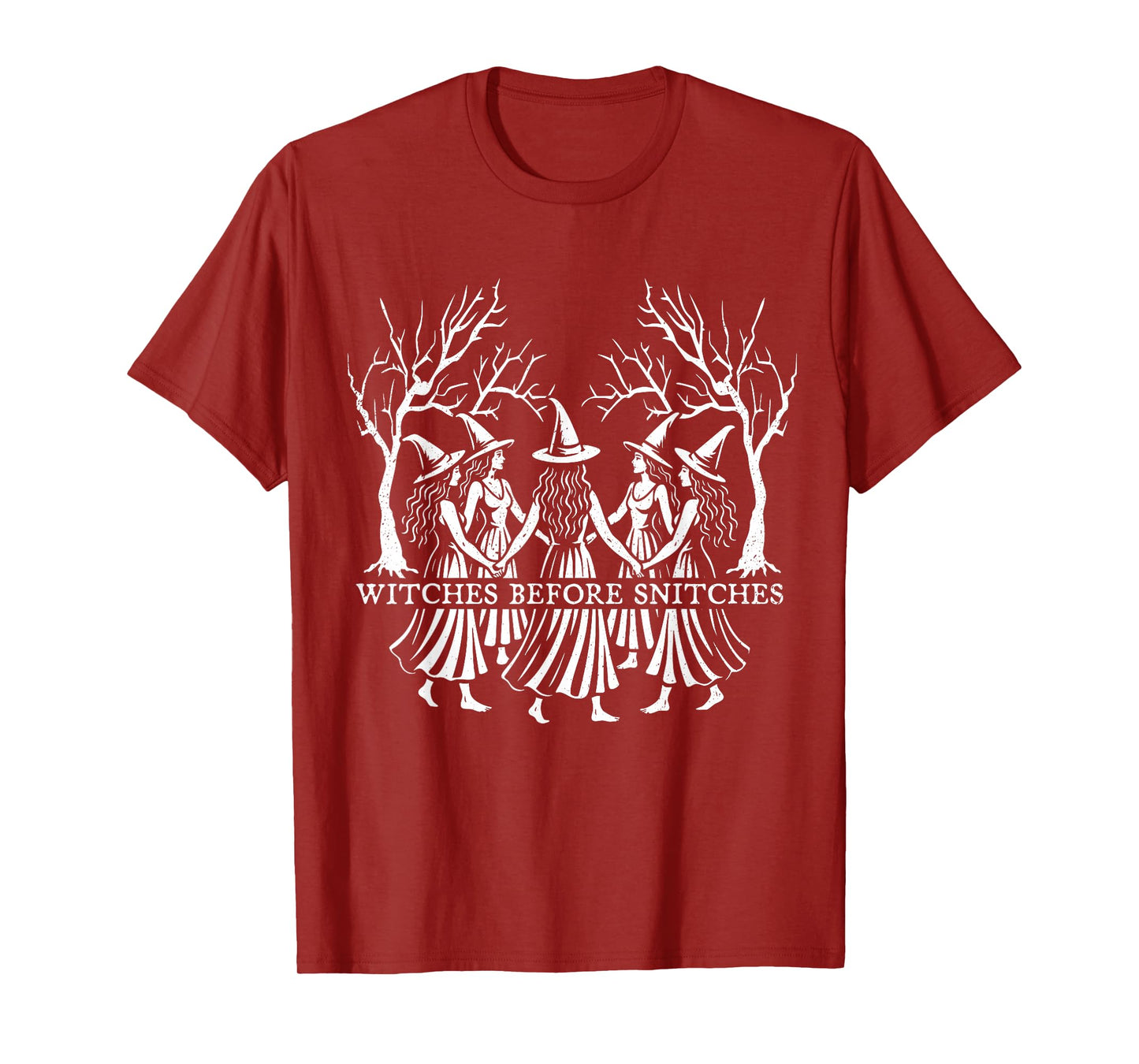 Witches Before Snitches Funny Halloween Coven T-Shirt