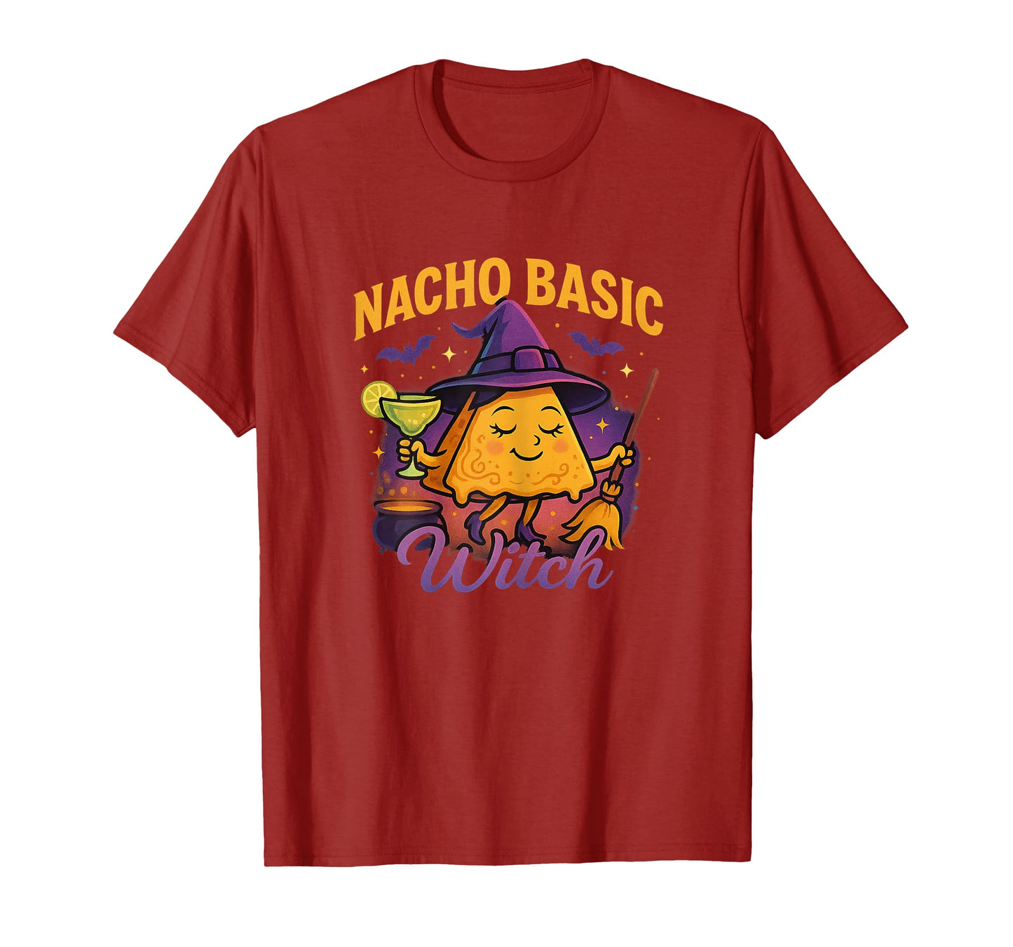 Nacho Basic Witch Halloween Design T-Shirt