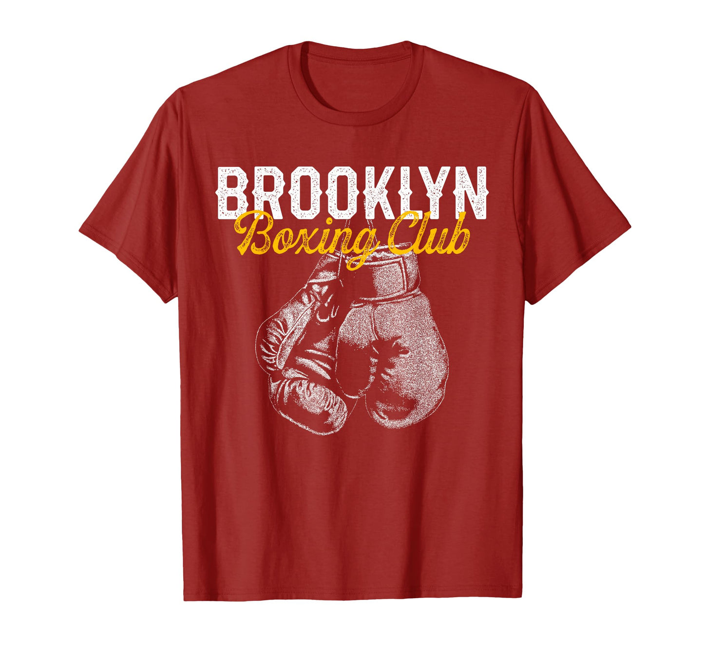 Boxer T-Shirt Distressed Retro Brooklyn Boxing Club Vintage T-Shirt