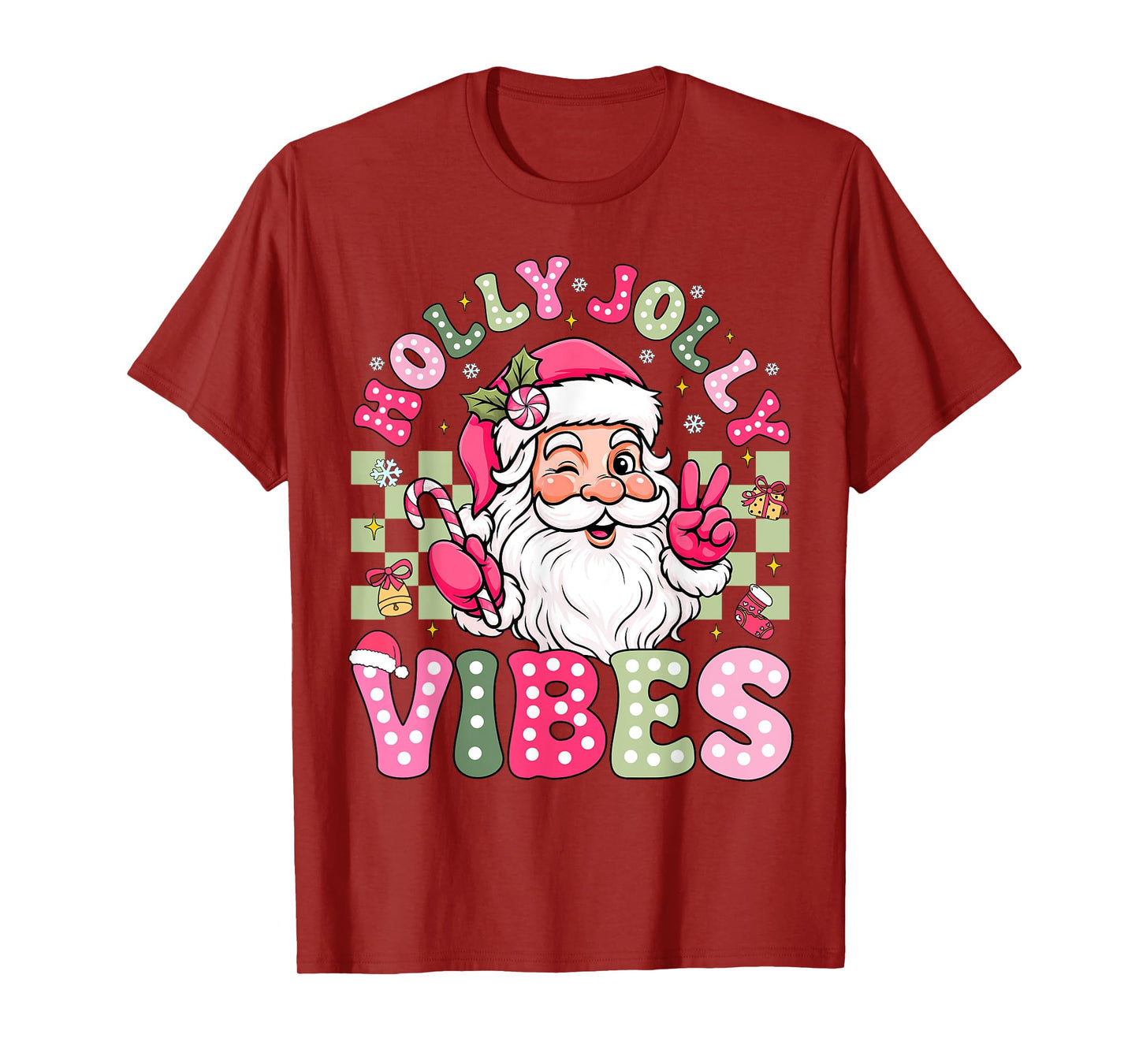 Have A Holly Xmas Jolly Christmas Coquette Vibes Women T-Shirt