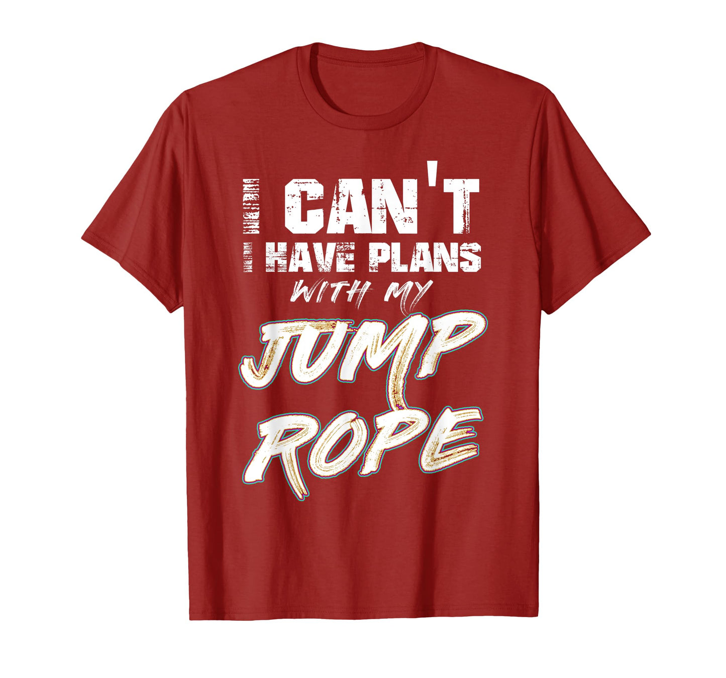 Weighted Jump Rope Double Dutch Workout Boxing T-Shirt