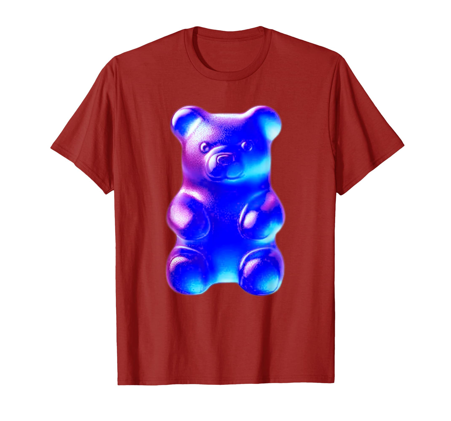 Urban Empyre Gummy Bear Candy T-Shirt - Unisex-Adults, Black, Small, Short Sleeve, Classic Fit