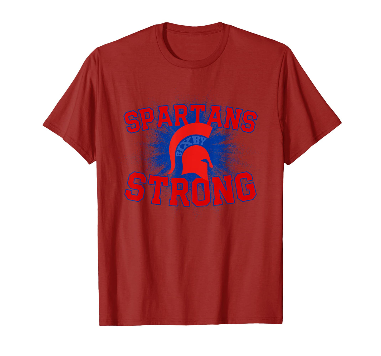 Bixby Spartans Logo Strong Flag HS T-Shirt