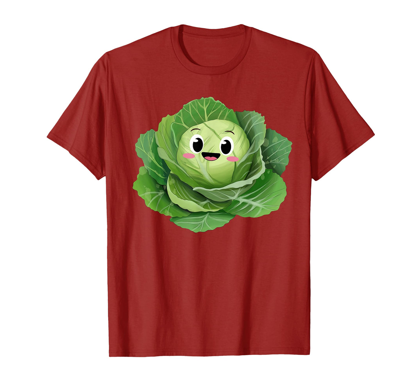 Cute Cabbage Team Halloween Costume Cabbage Lover Vegan T-Shirt