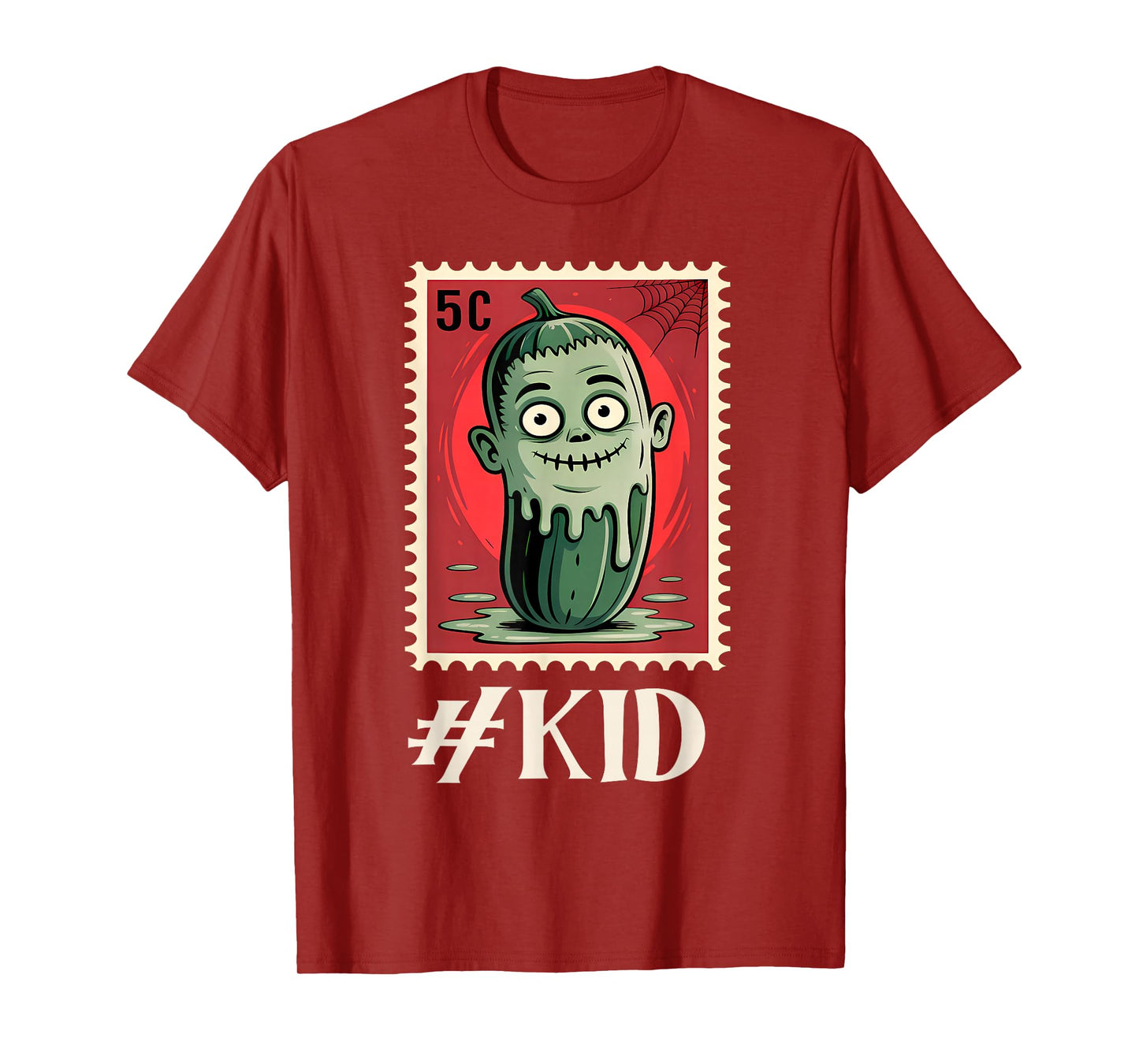 Creepy Cucumber Squad – Funny Halloween Stamp #Kid T-Shirt