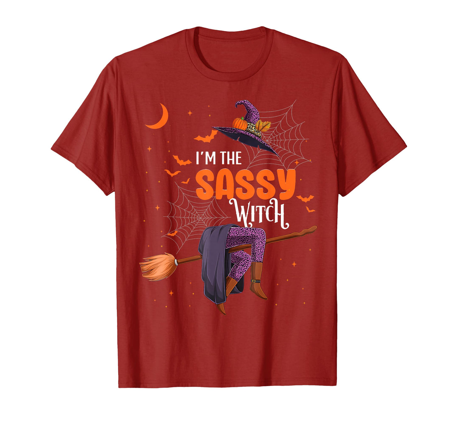 Im The Sassy Witch Halloween Costumes Women Girl T-Shirt