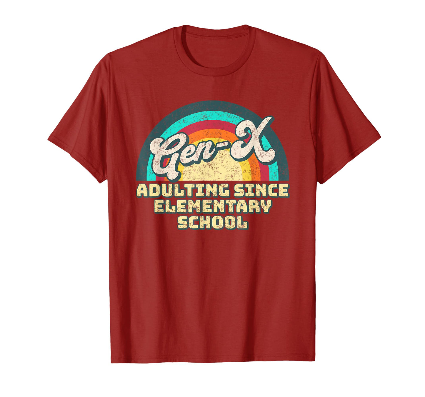 Gen X Adulting Since Elementary School Generation Xers T-Shirt