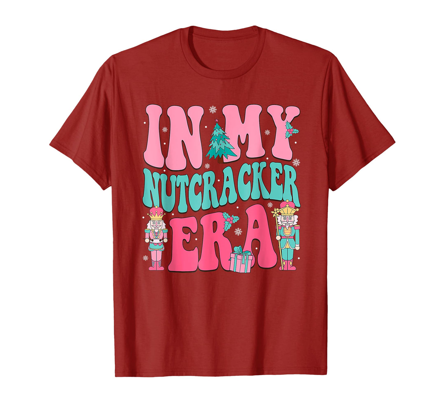 in My Nutcracker Era Squad Pink Christmas T-Shirt