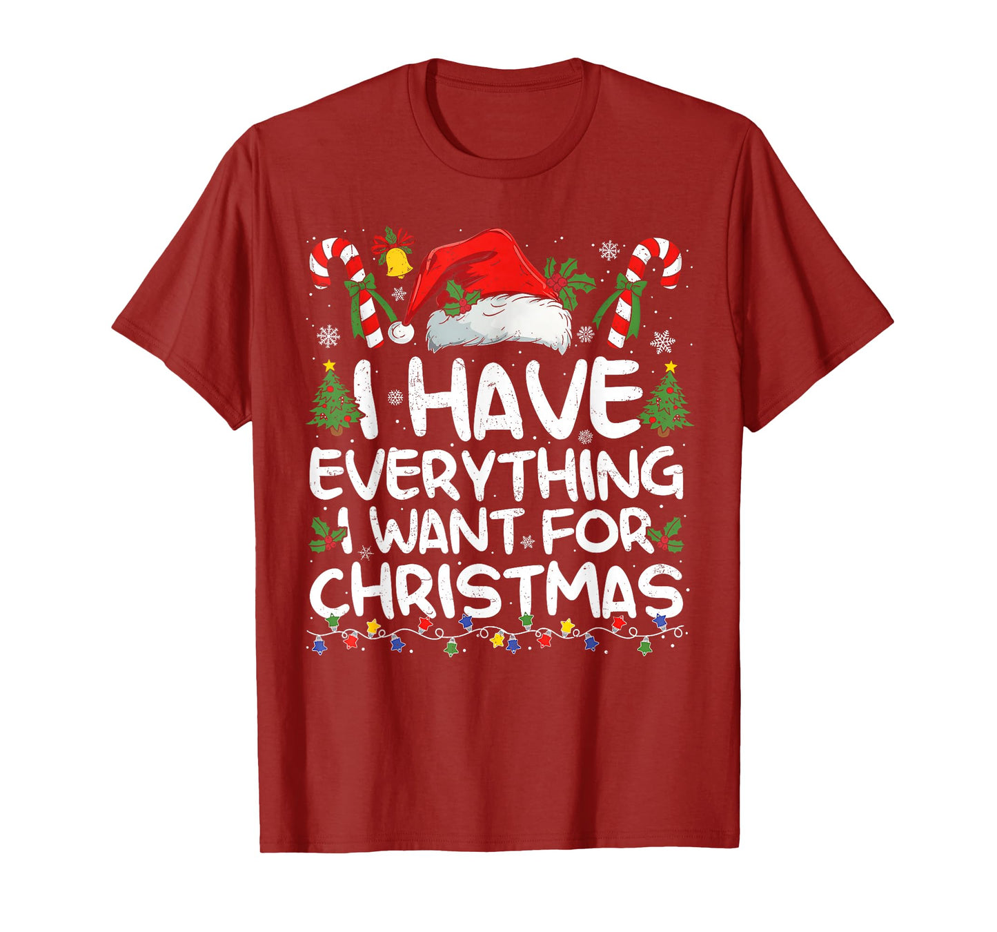 I Have Everything I Want for Christmas Its Me I'm Everything T-Shirt