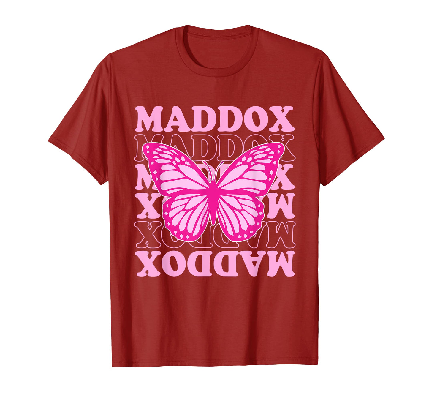 Retro Maddox First Name Personalized Maddox Groovy Vintage T-Shirt