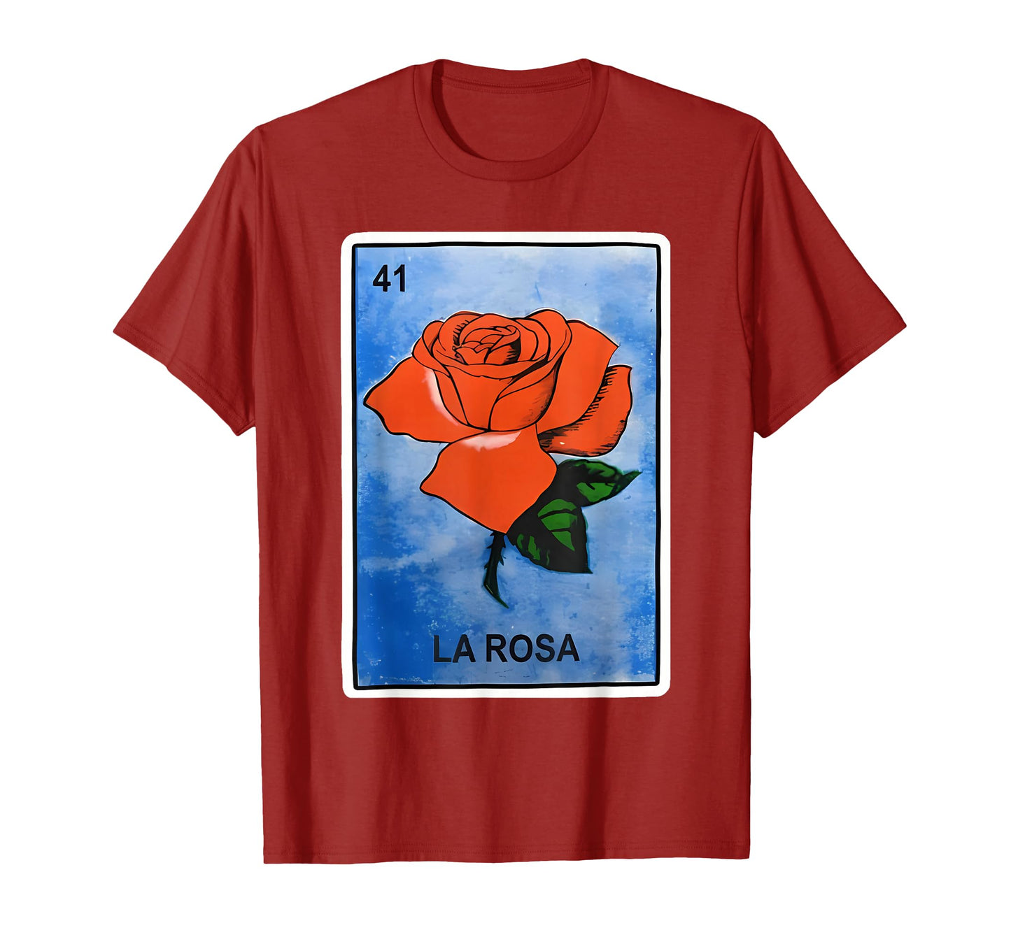 La Rosa Card Mexican Lottery Card For Girl Women T-Shirt