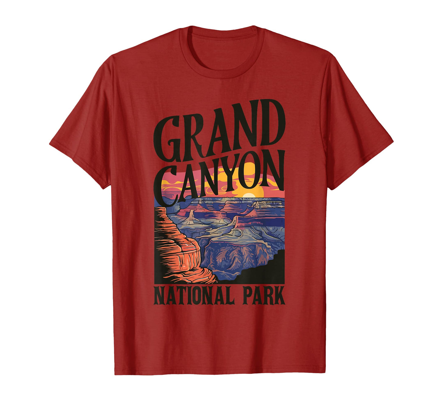 Grand Canyon National Park Classic Travel Hiking Camping T-Shirt