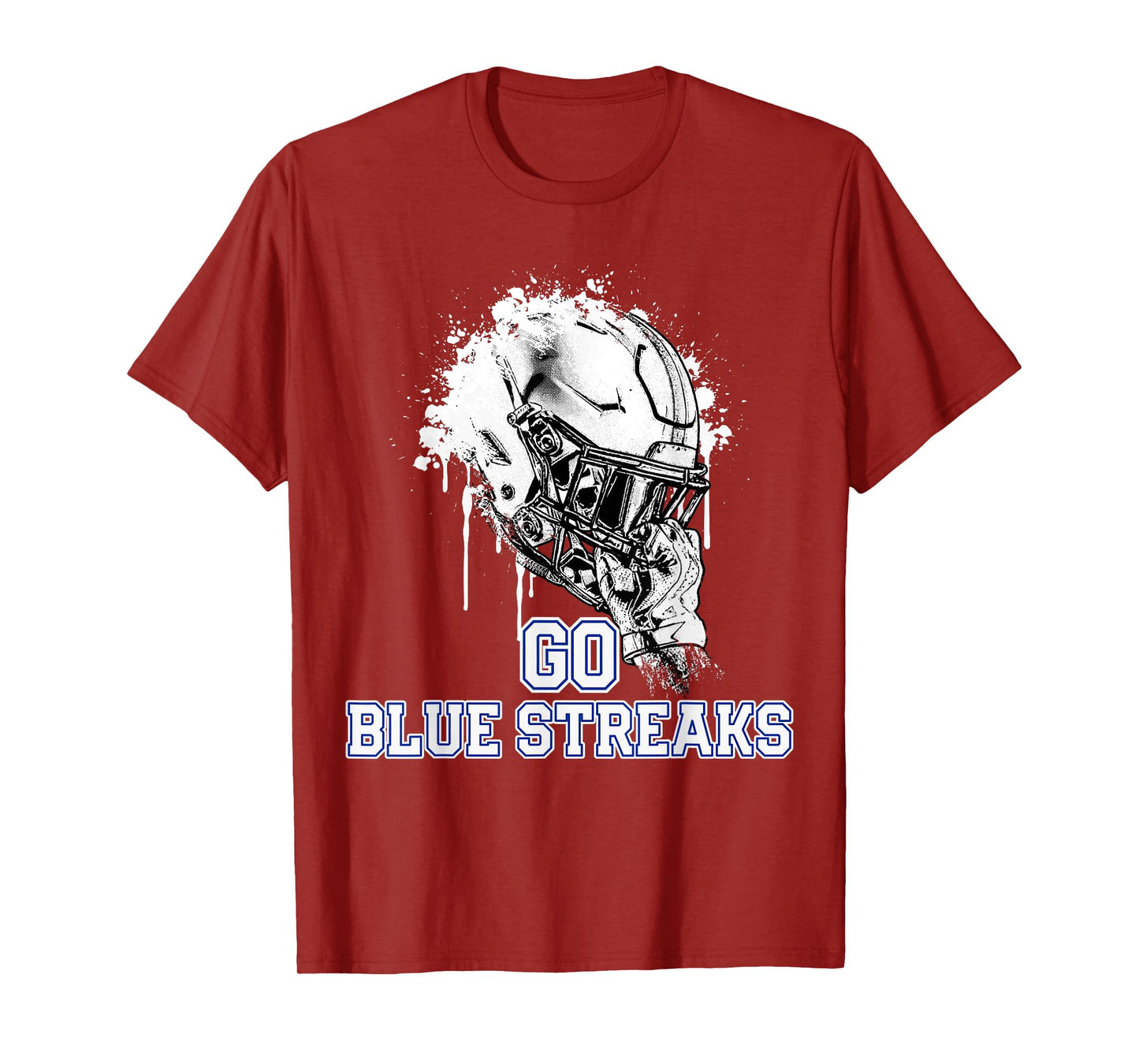Madison Blue Streaks Rising Helmet GO! T-Shirt