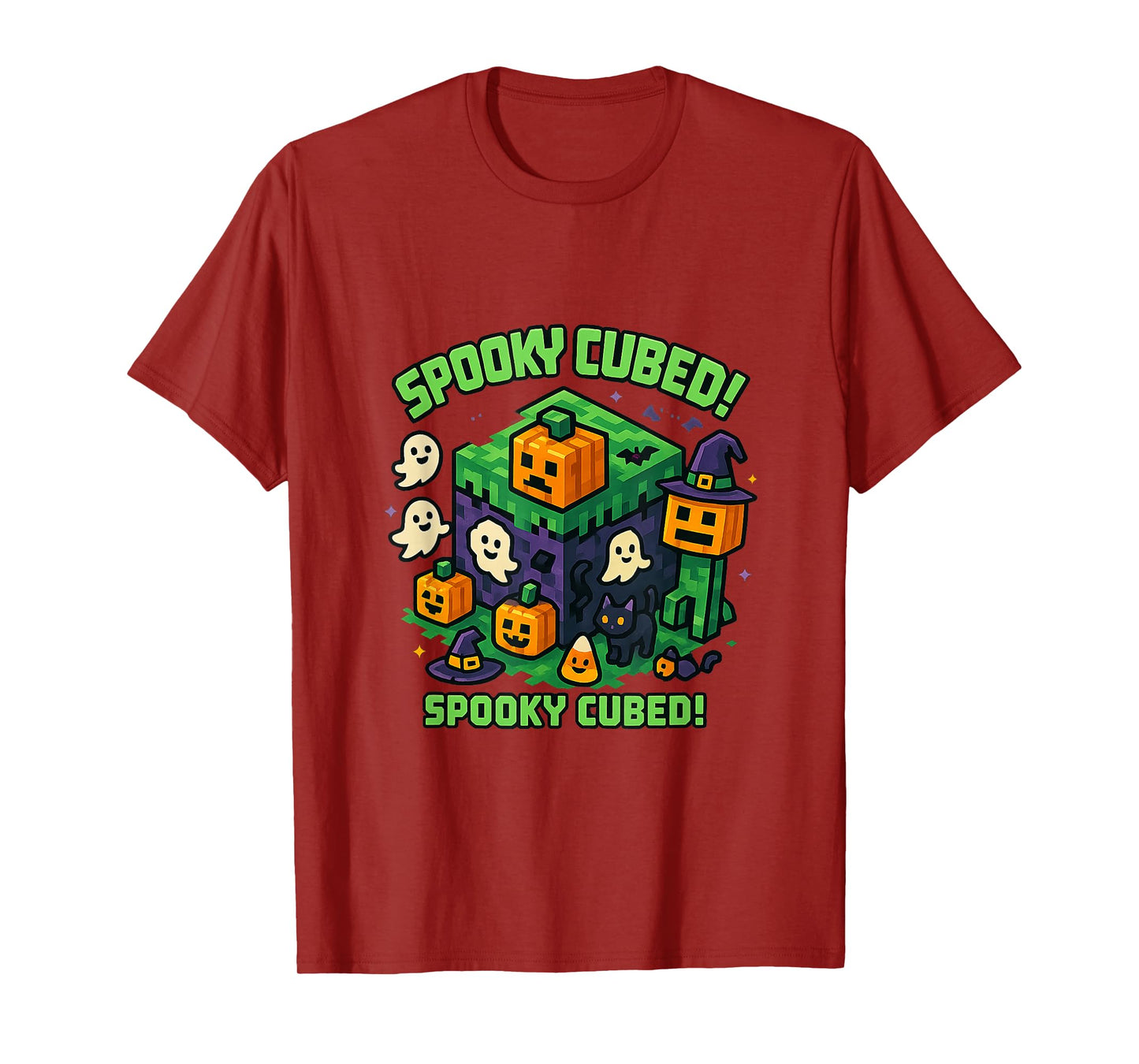 Spooky Cubed Fun T-Shirt