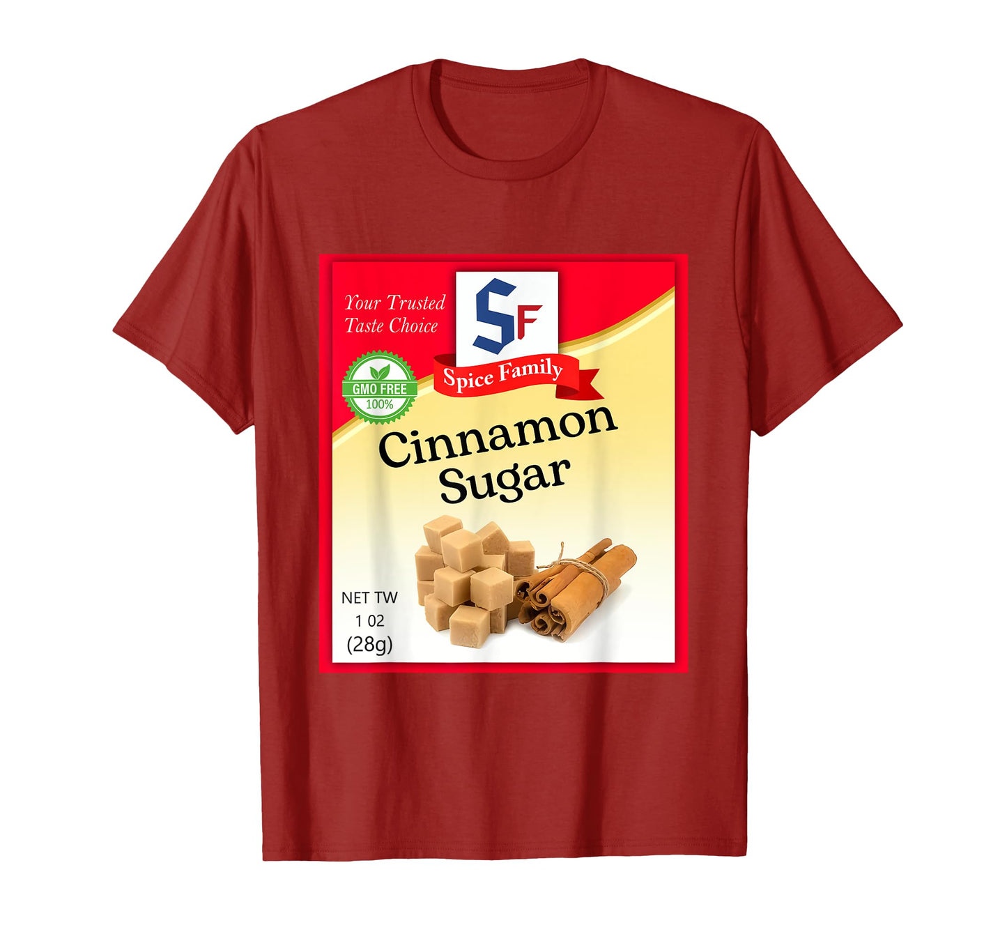 Cinnamon Sugar Condiment Holiday Spice Group Costumes T-Shirt