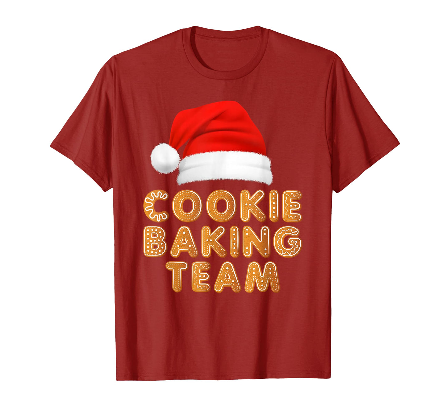 Cookie Baking Team Matching Family Group Christmas Pajamas T-Shirt