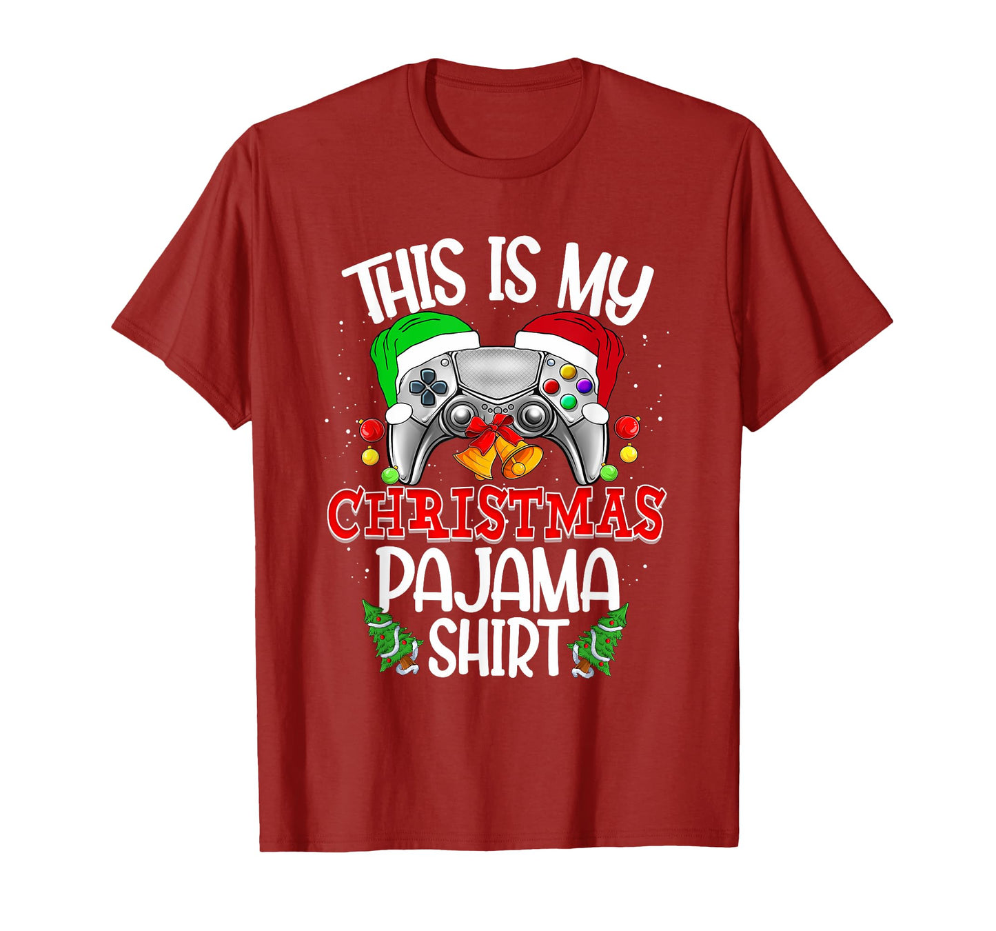 This is My Christmas Pajama Shirt Funny Video Gamer Men Boy T-Shirt