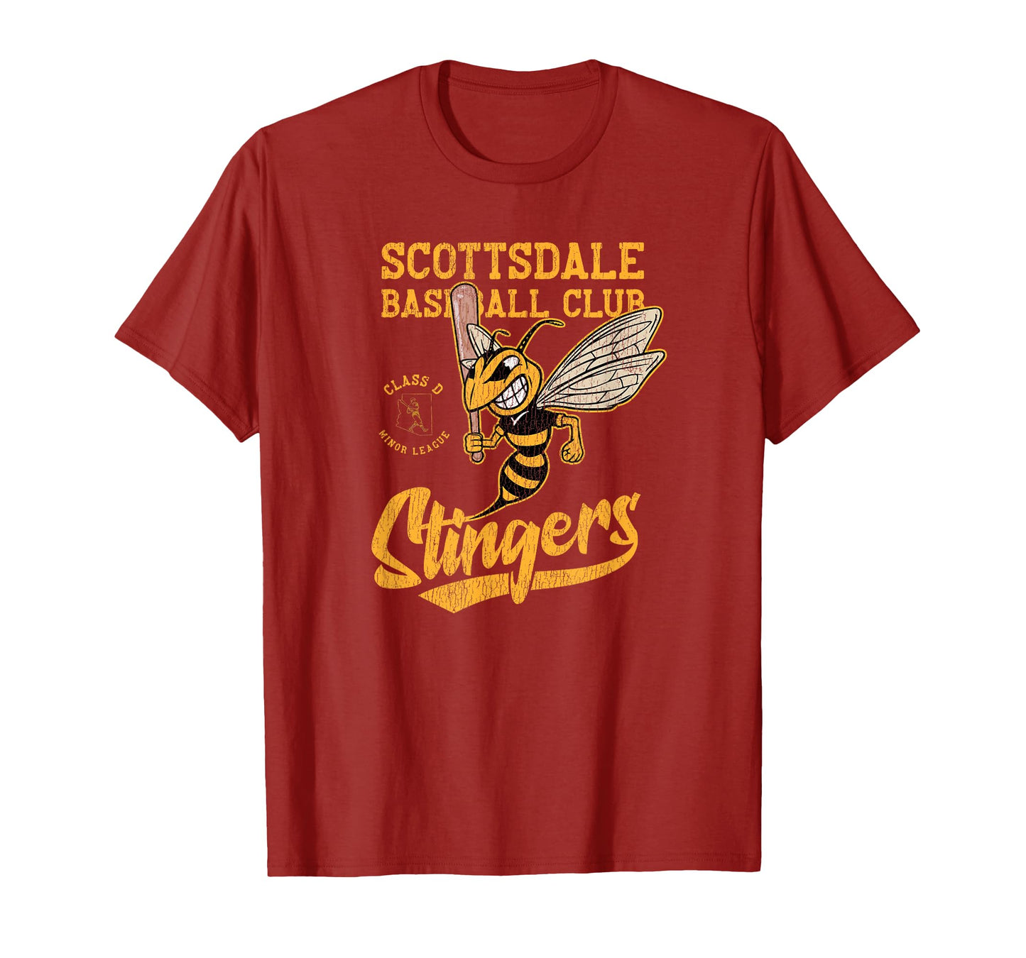 Scottsdale Stingers Retro Minor League Baseball Team T-Shirt