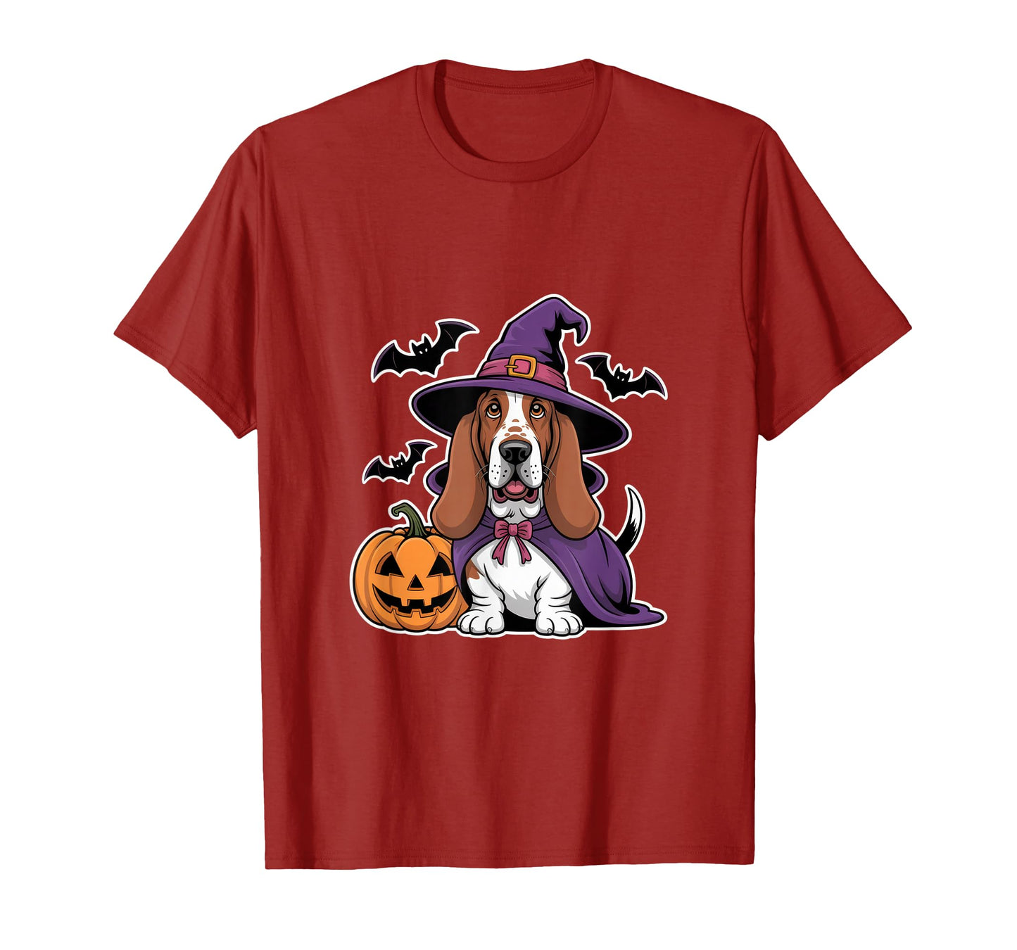 Cute Basset Hound Halloween Costume Dog Lovers Funny Pet T-Shirt