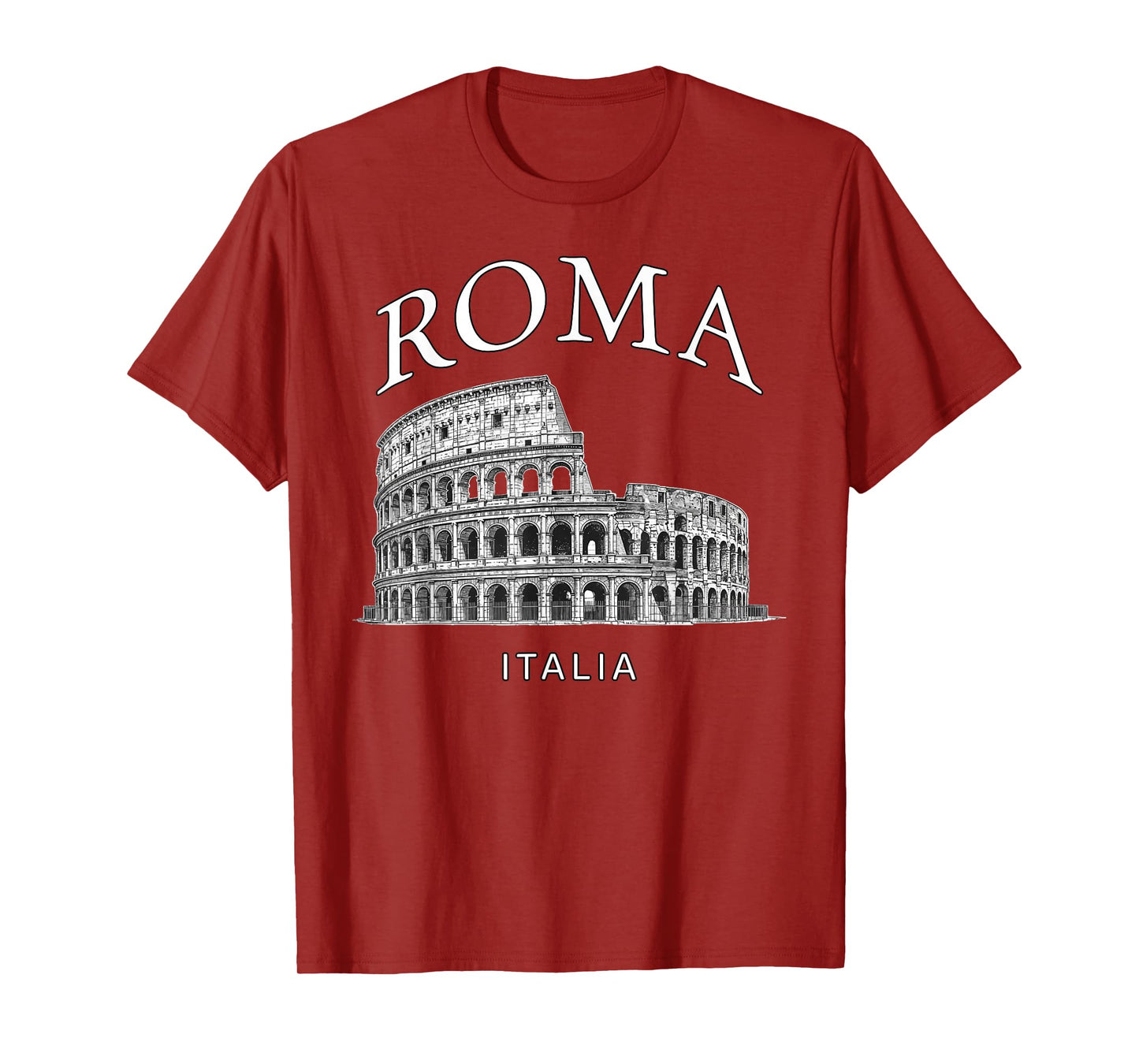 Vintage Rome Italy Tee Distressed Colosseum Souvenir T-Shirt