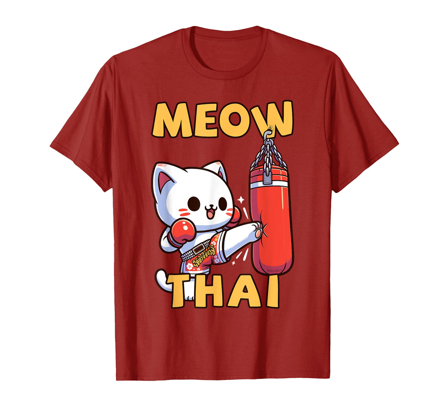 Meow Thai, Muay Thai Cat | Thai Boxing For Kids, Muay Thai T-Shirt