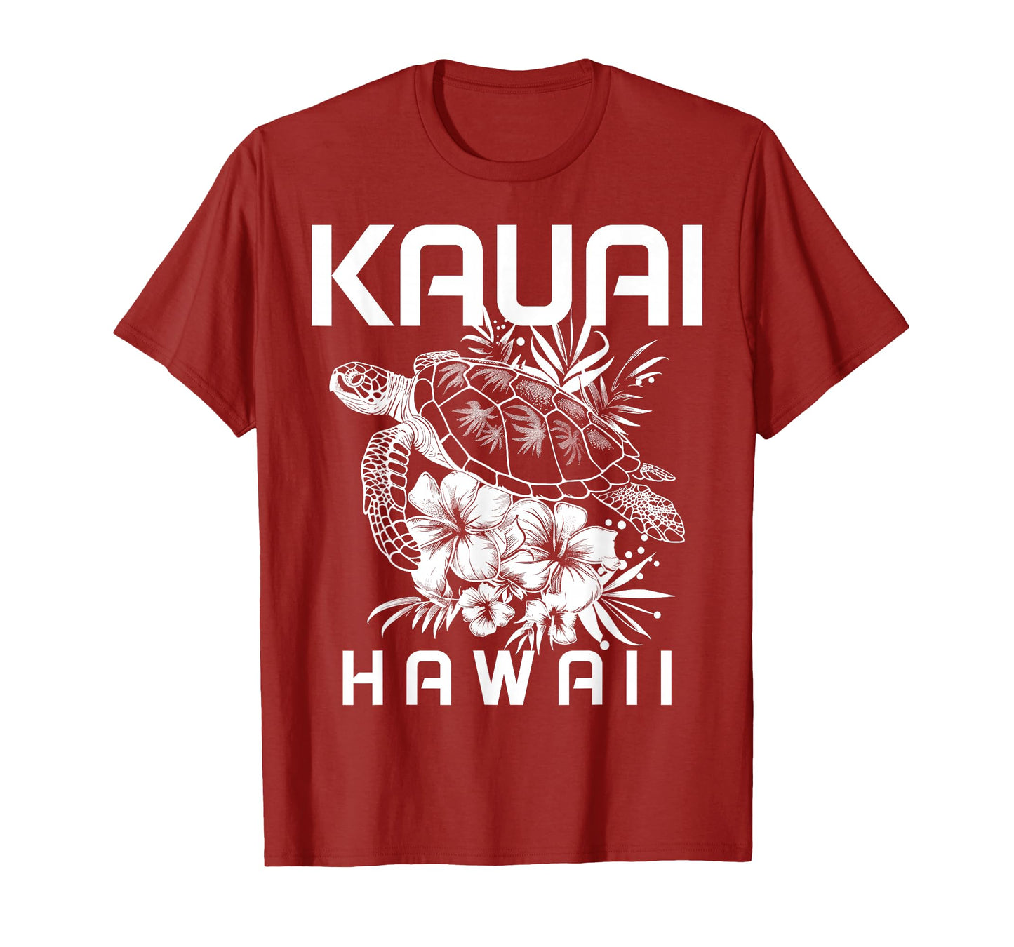 Kauai Hawaii Sea Turtle Hawaiian Surfer Souvenir T-Shirt