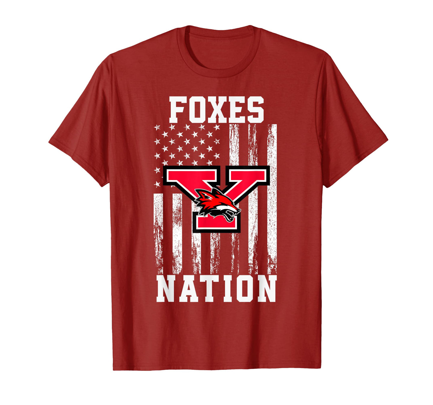 Yorkville Foxes Logo Nation HS T-Shirt