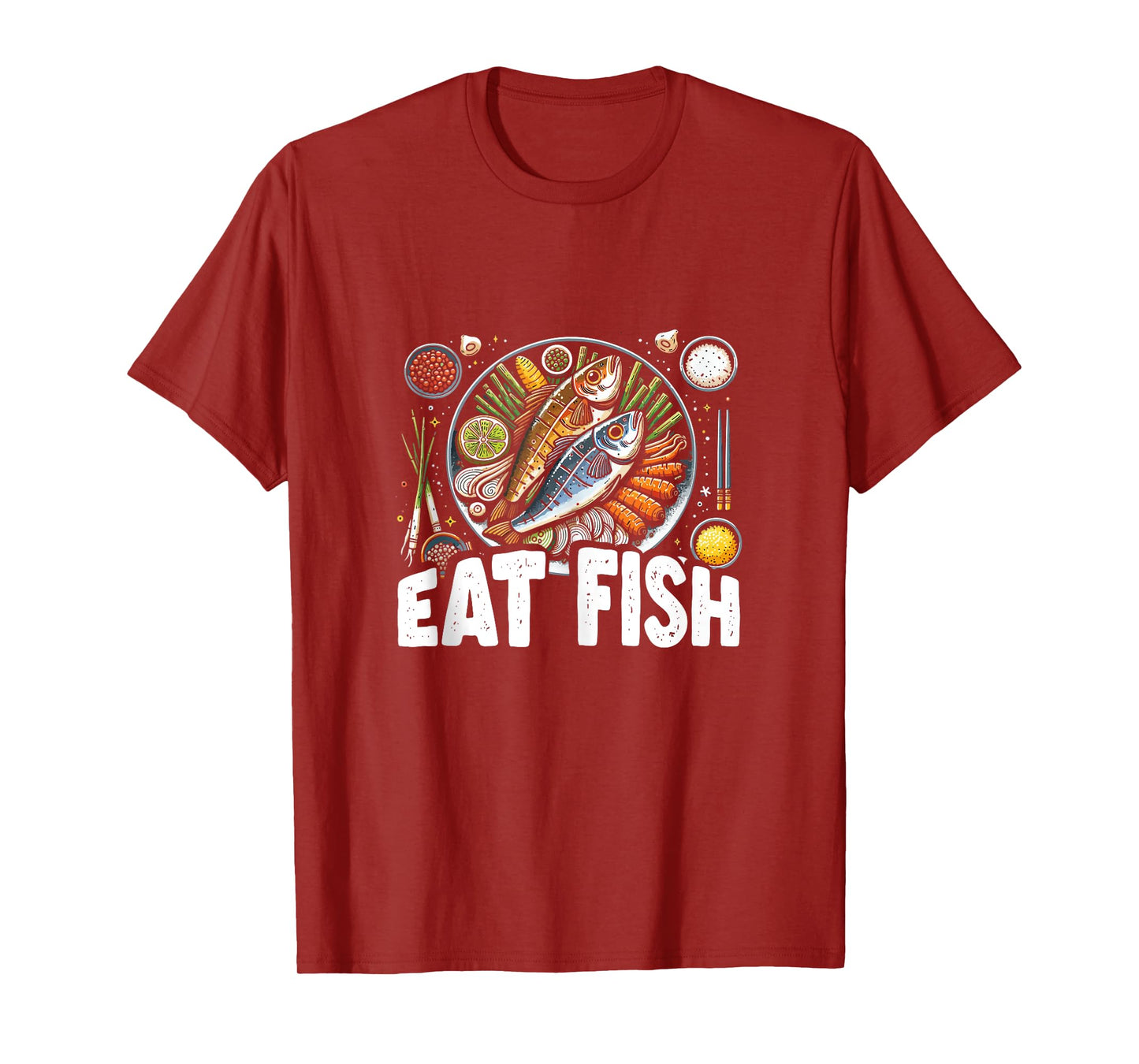 Funny Pescatarian Fishing Fisherman Gift For Men - Eat Fish Tank Top