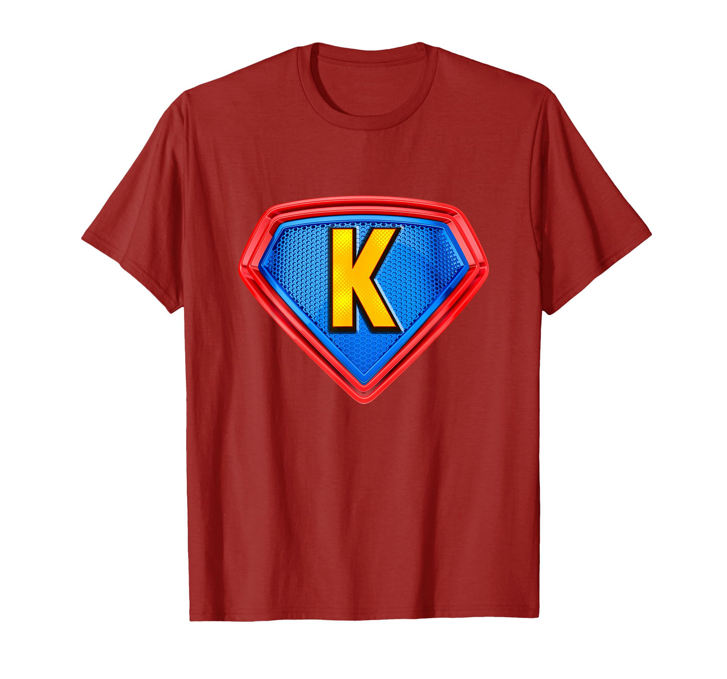 Cool Super K Alphabet Cute Initial Monogram Letter K Graphic T-Shirt