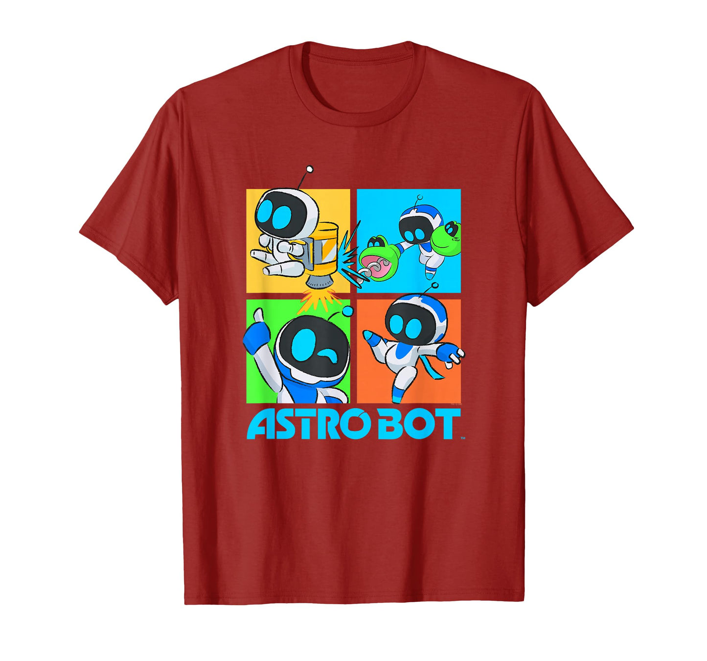 Astro Bot Rescue Mission Fighting Pose Video Game T-Shirt