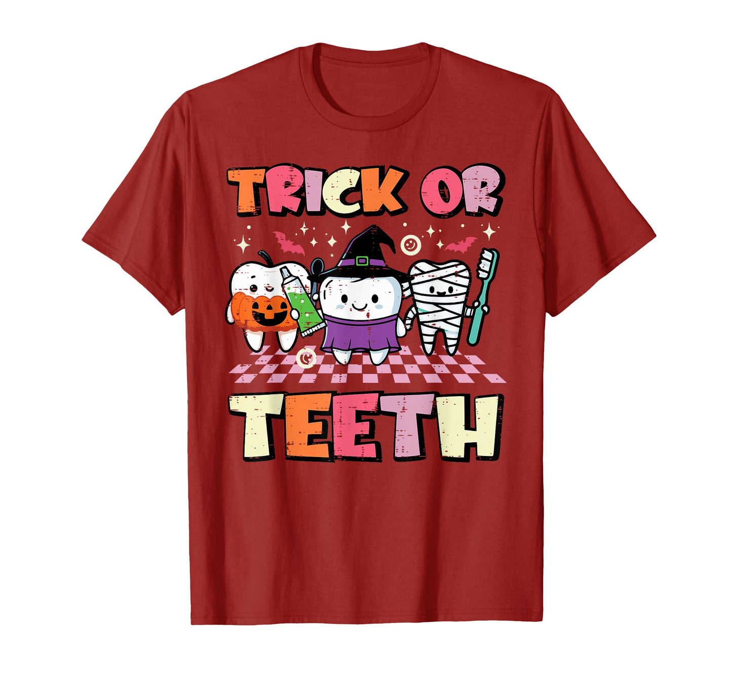 Halloween Dentist Trick Or Teeth Dental Costume Men Women T-Shirt