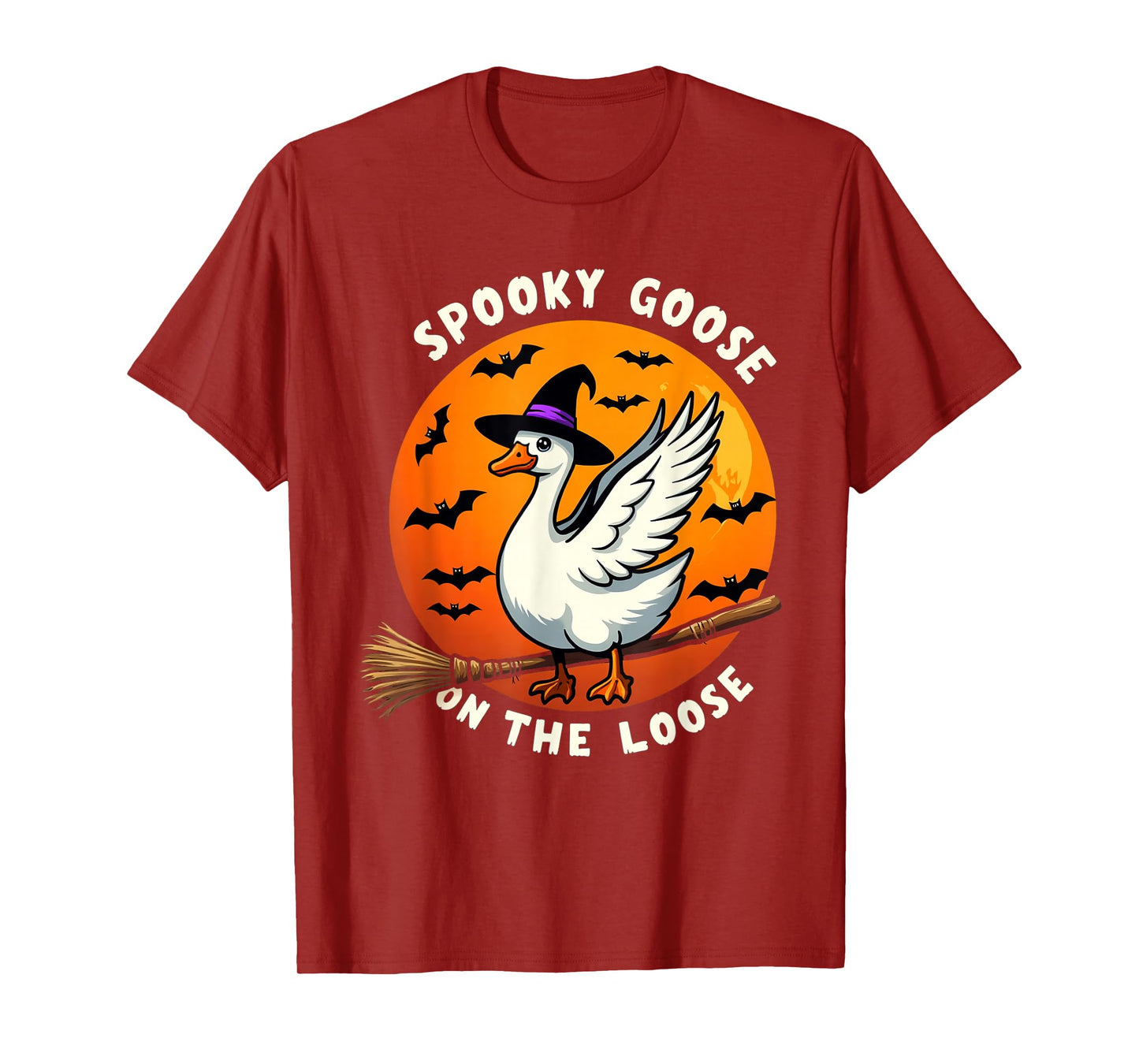 Spooky Goose on The Loose Halloween T-Shirt