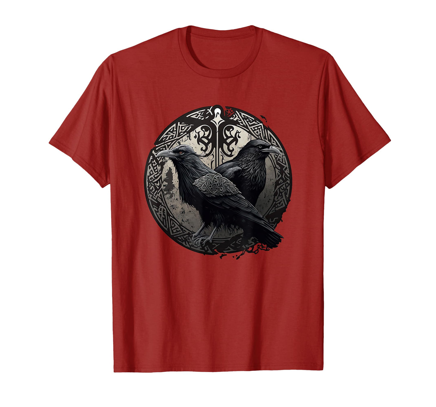 Huginn and Muninn Ravens Norse Mythology Viking Symbols T-Shirt