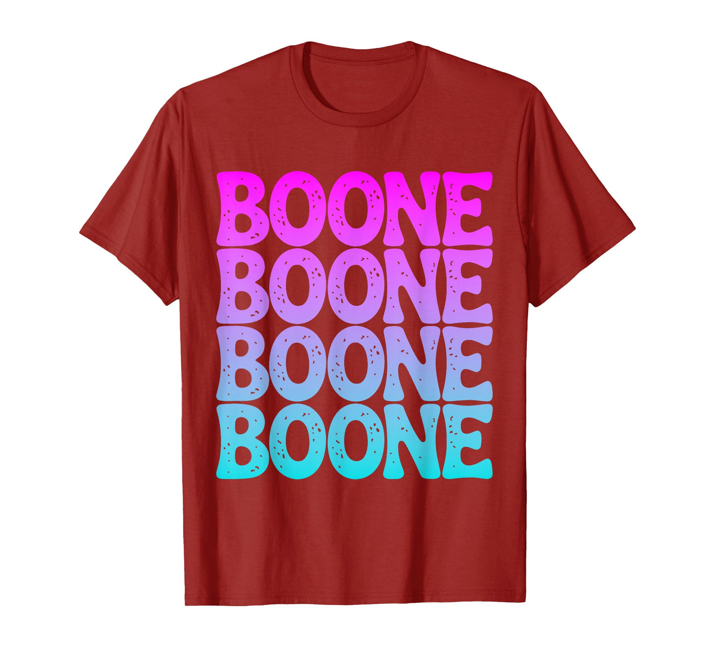 Boone Family Name I Love Boone Personalized Vintage T-Shirt