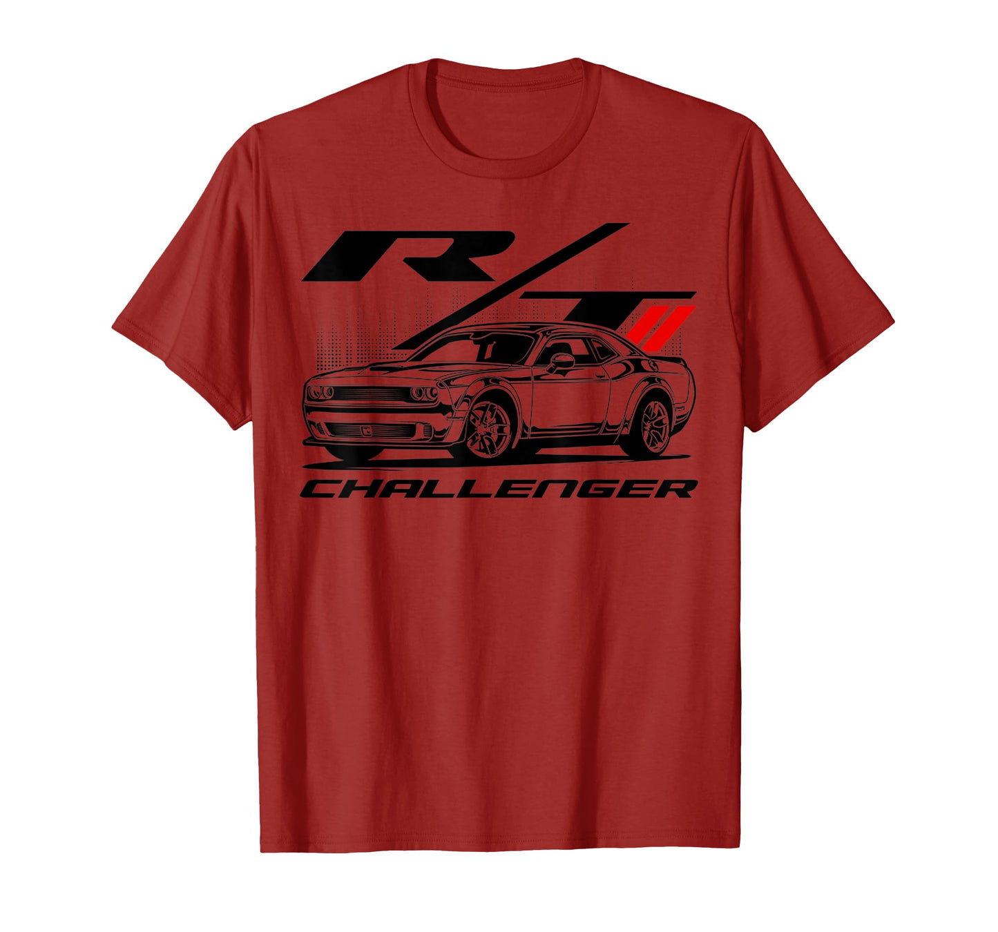 Retro Car Challenger Basic Classic Automotive Performance T-Shirt
